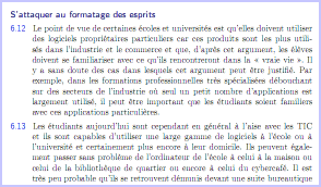 Copie d'écran - Rapport Becta