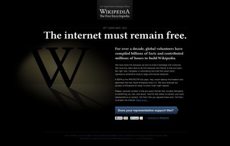 Wikipédia Blackout