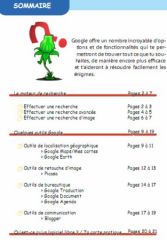 Kit Pédagogique - Sommaire - Google - ChercheNet