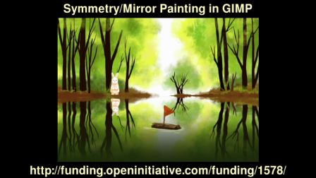 GIMP Peinture Symétrique