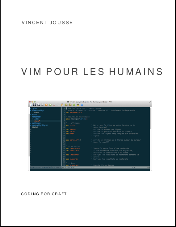 Vincent Jousse - Vim pour les humains - Couverture