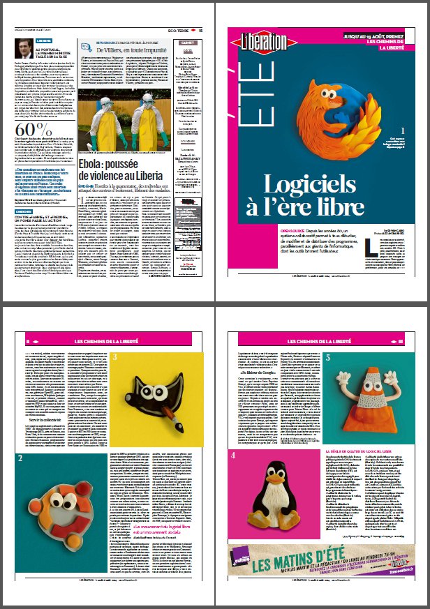 Libération 18 août - p16/18 - Logiciel Libre