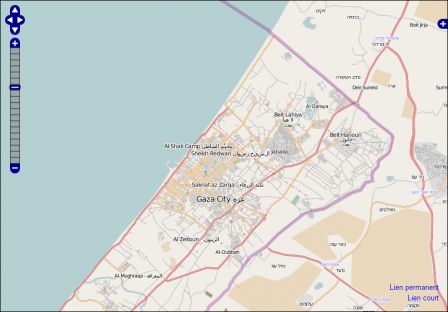 Gaza - OpenStreetMap - 2010