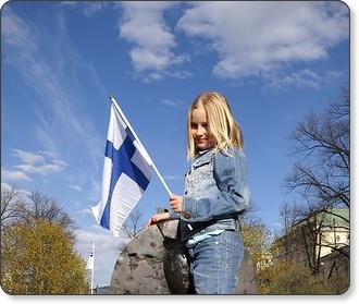 Finnish Flag - Wstryder - CC-By-Sa