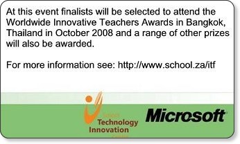 Microsoft - Worldwide Innovative Teachers Forum - Bangkok
