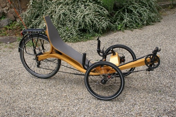 Le Zélo - vélo couché en bois par Boris sur L'Air du Bois