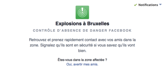 Facebook safety check fr
