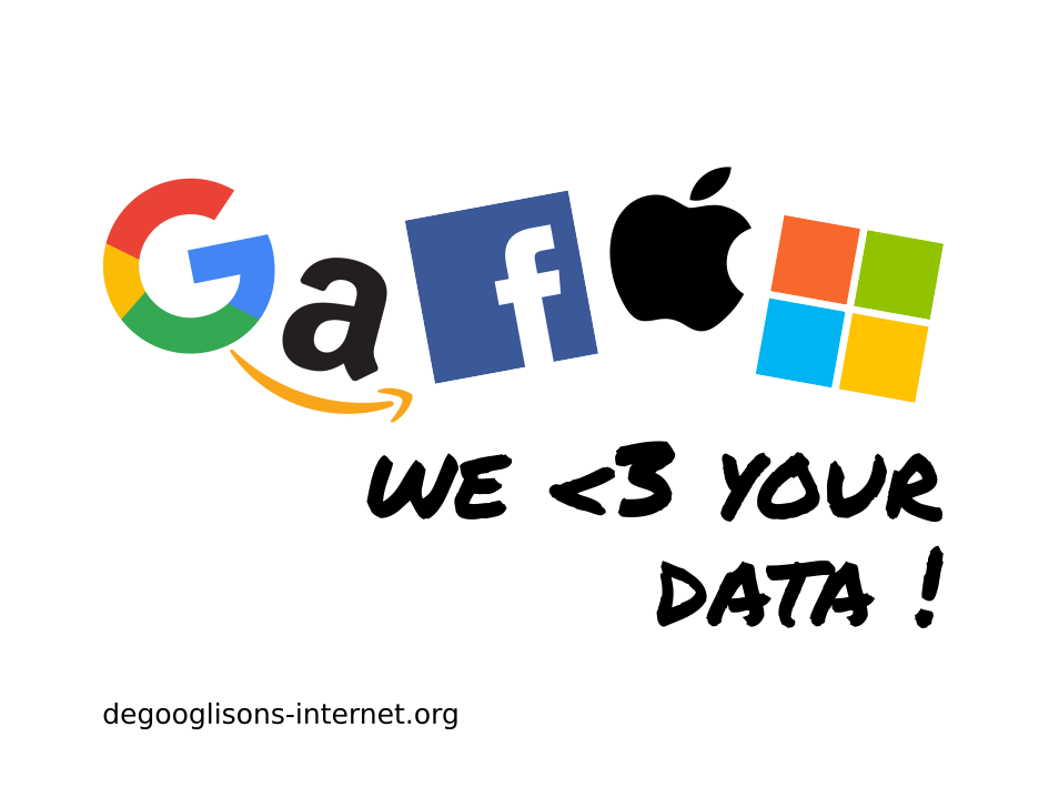 GAFAM : We <3 your Data