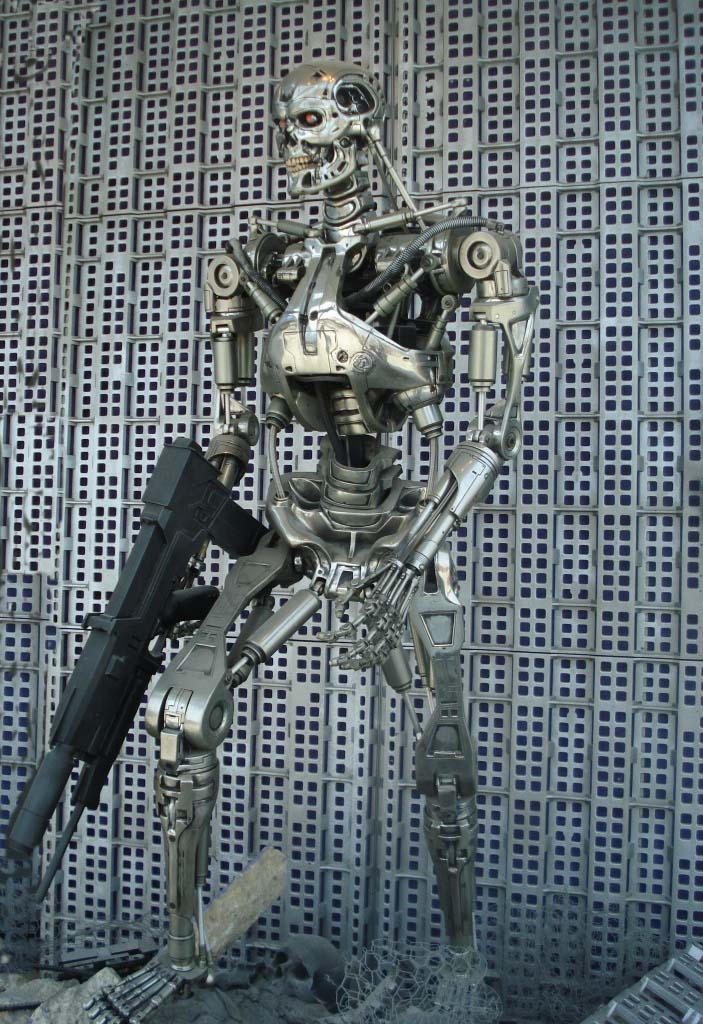 Photo d'un robot terminator