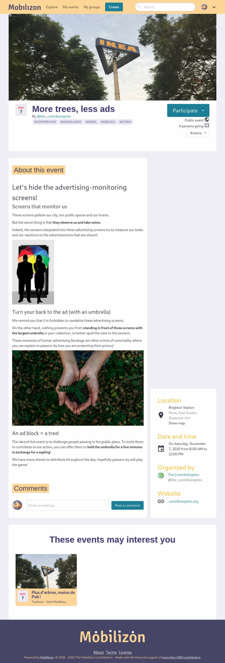 [Photo Novel] Guided tour of Mobilizon – Framablog