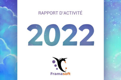 couverture du rapport d'activités 2022 de Framasoft