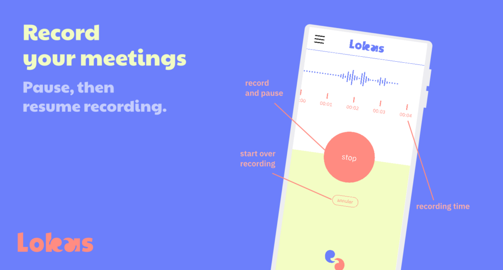 Record your meetings with Lokas