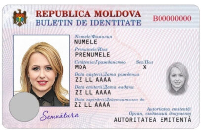 Carte d'identité étatique de Moldavie (2013)