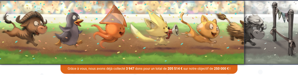 Bannière de don de Framasoft. Le compteur est actuellement à 205514€ sur 250 000 € pour 3947 dons.